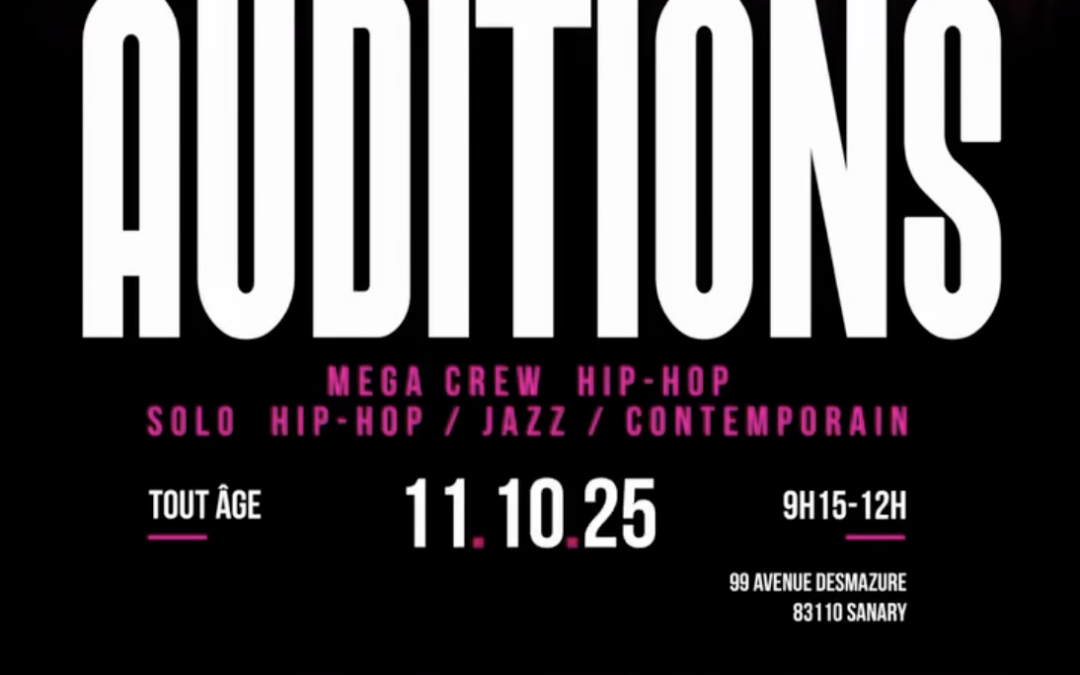 🎬 AUDITIONS CONCOURS 2026